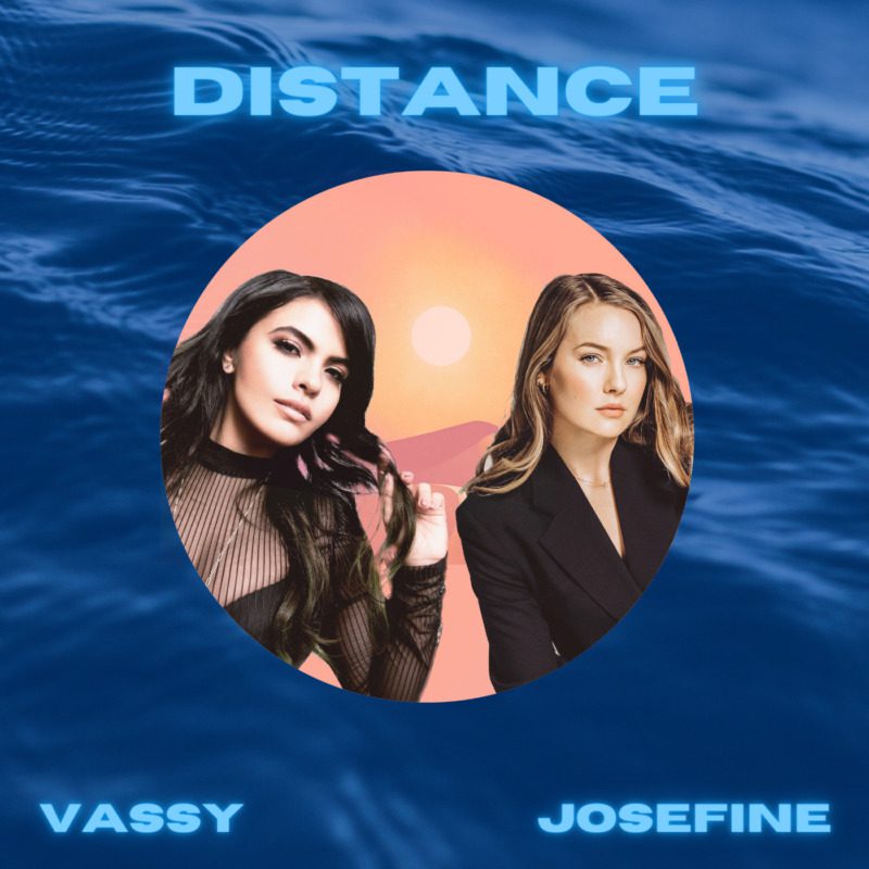 cover art of Josefine and VASSY's "Distance"